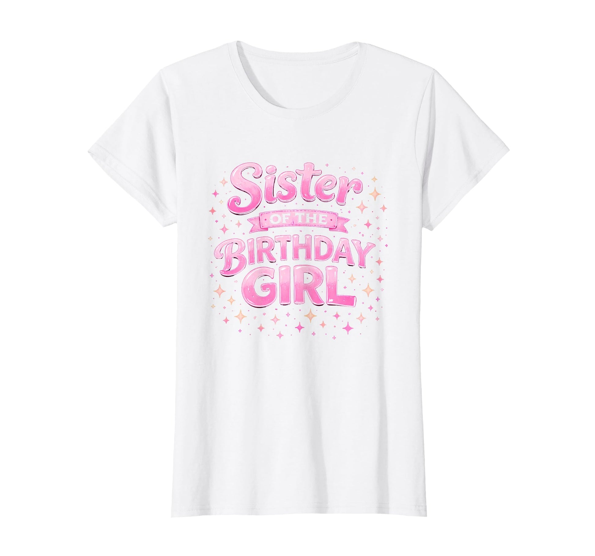 Sister Birthday Groovy Rainbow Stars T-Shirt - Streetwear Style for Adults - T-Shirt, Sweatshirt, Hoodie