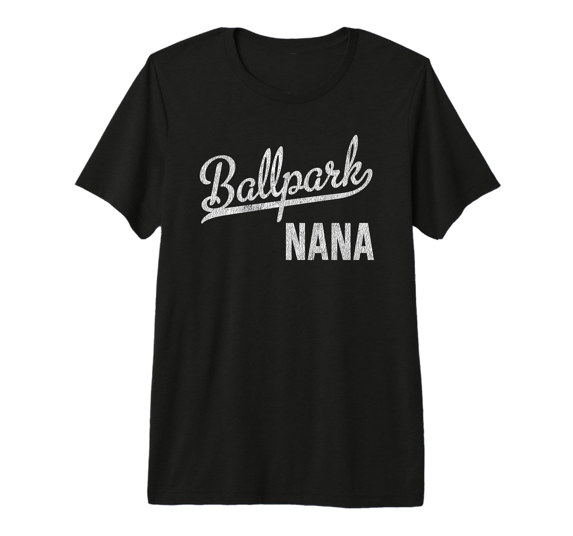 Ballpark Nana Ballers Baseball Softball T-Shirt - Aesthetic Graphic Unisex - T-Shirt, Sweatshirt, Hoodie