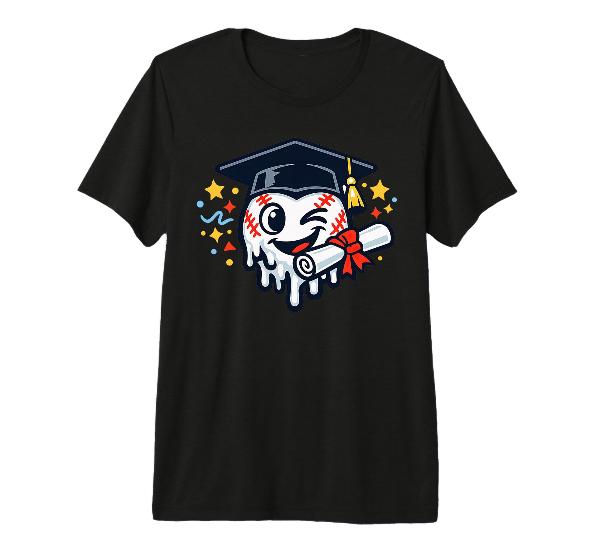 Ice Cream Drip Graduation Class T-Shirt - Custom Art Print for Adults - T-Shirt, Sweatshirt, Hoodie