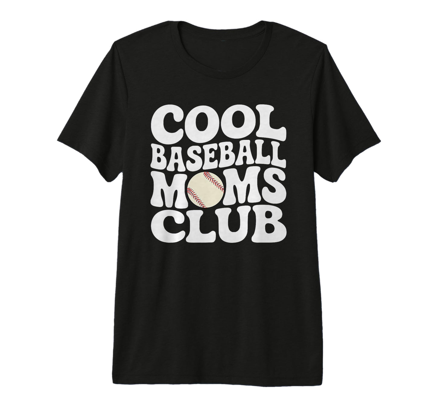 Baseball Moms Club Baseball Lover Tri T-Shirt - Trendy Graphic for Adults - T-Shirt, Sweatshirt, Hoodie