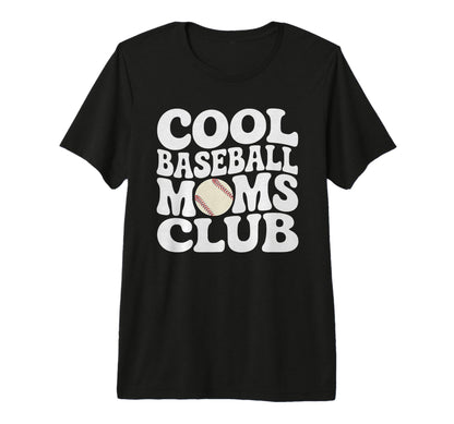 Baseball Moms Club Baseball Lover Tri T-Shirt - Trendy Graphic for Adults - T-Shirt, Sweatshirt, Hoodie