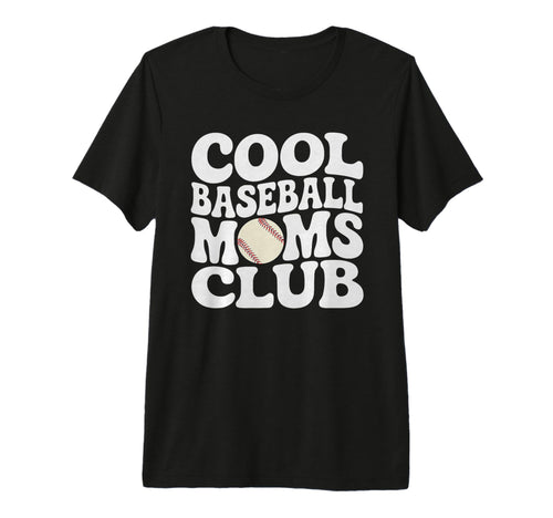 Baseball Moms Club Baseball Lover Tri T-Shirt - Trendy Graphic for Adults - T-Shirt, Sweatshirt, Hoodie