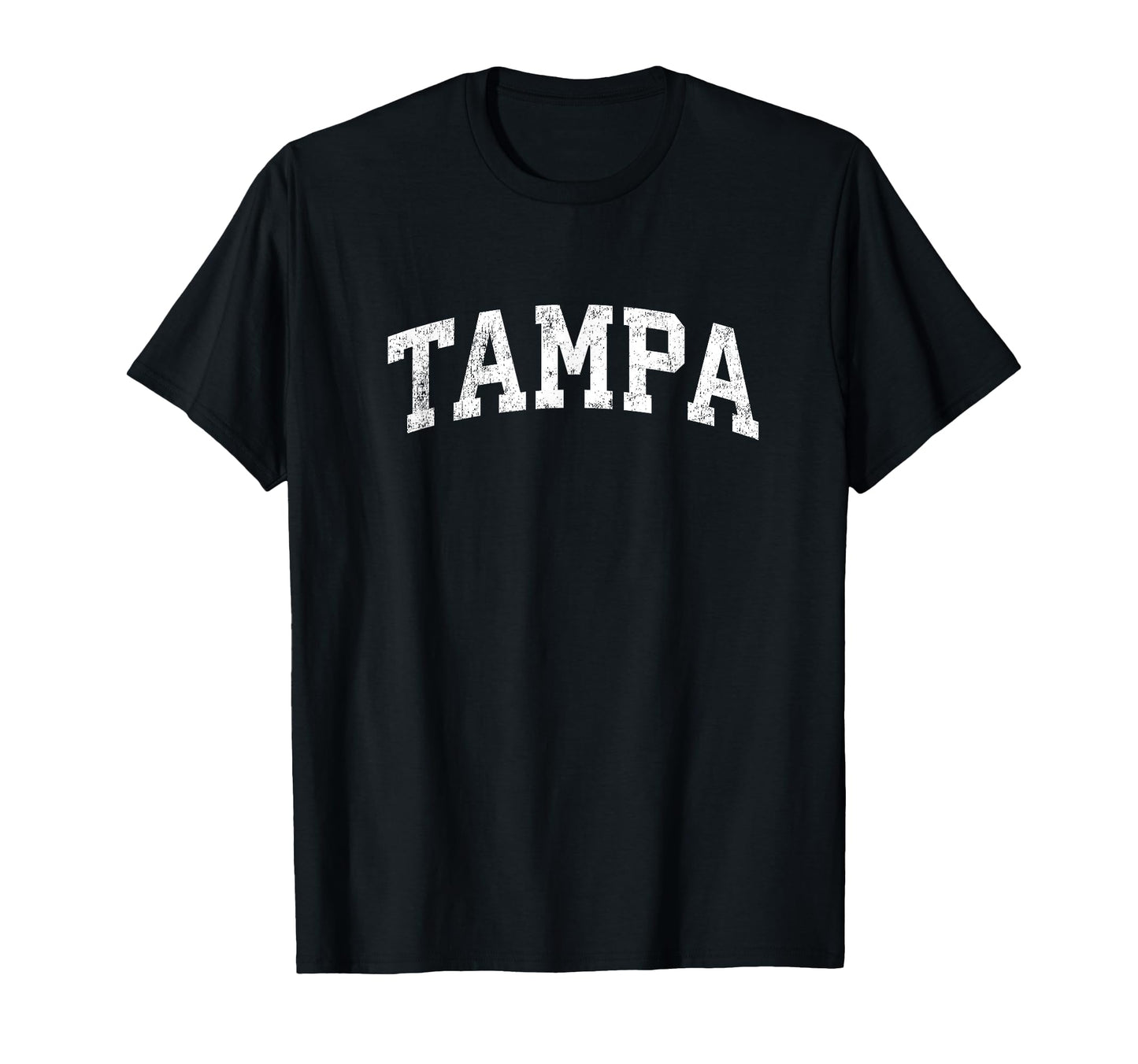 Tampa Florida Fl Varsity Sports Text T-Shirt - Minimalist Print for Adults - T-Shirt, Sweatshirt, Hoodie