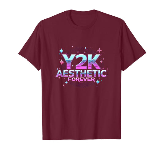Y2K Aesthetic Forever Nostalgia T-Shirt - Trendy Graphic for Adults - T-Shirt, Sweatshirt, Hoodie