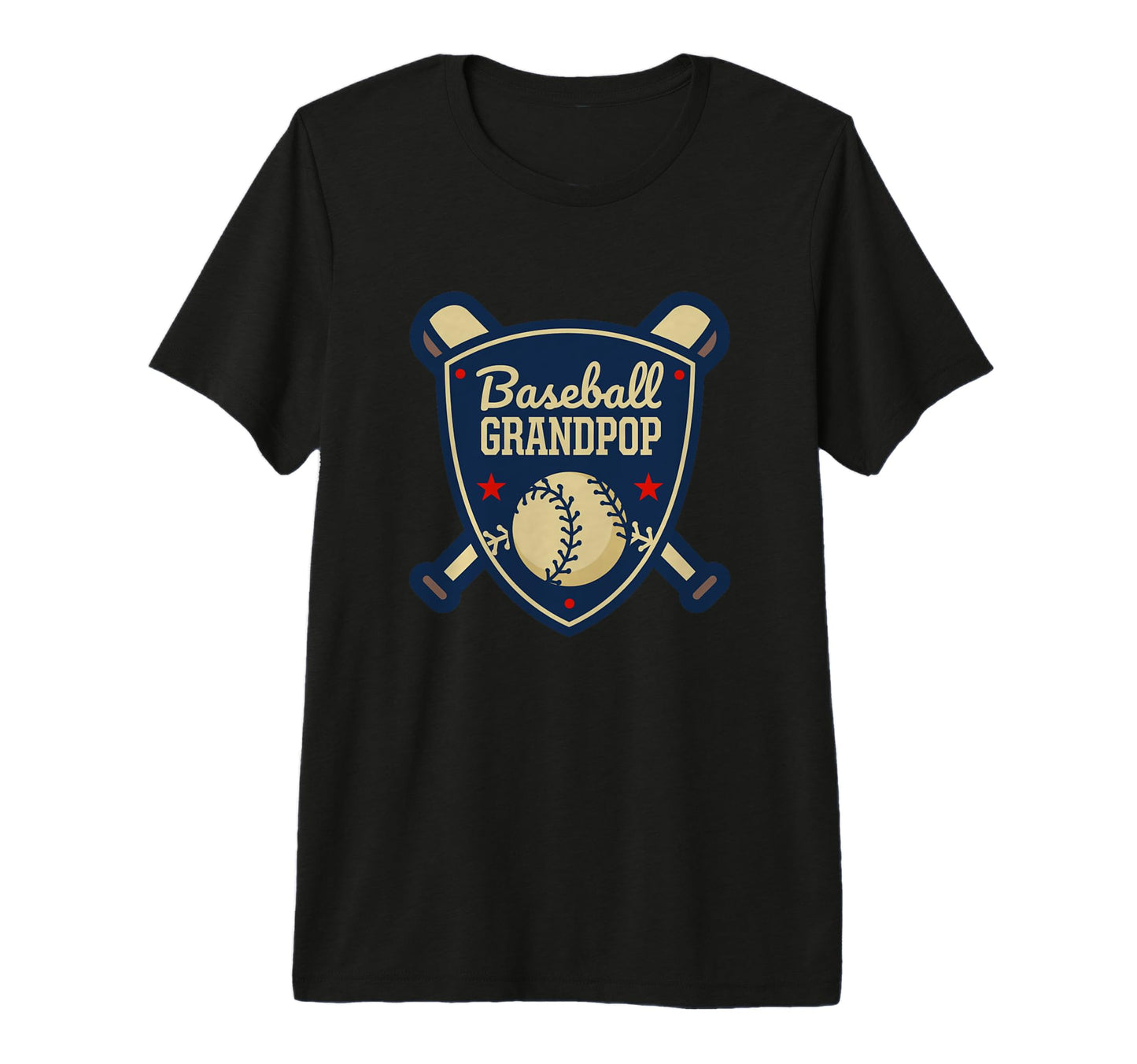 Baseball Grandpop Matching Family T-Shirt - Fun Novelty Design for Adults - T-Shirt, Sweatshirt, Hoodie