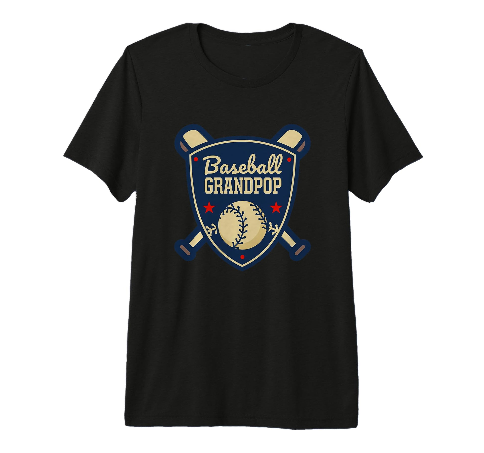 Baseball Grandpop Matching Family T-Shirt - Fun Novelty Design for Adults - T-Shirt, Sweatshirt, Hoodie