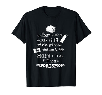 Sports Mom T-Shirt - Trendy Graphic for Adults - T-Shirt, Sweatshirt, Hoodie