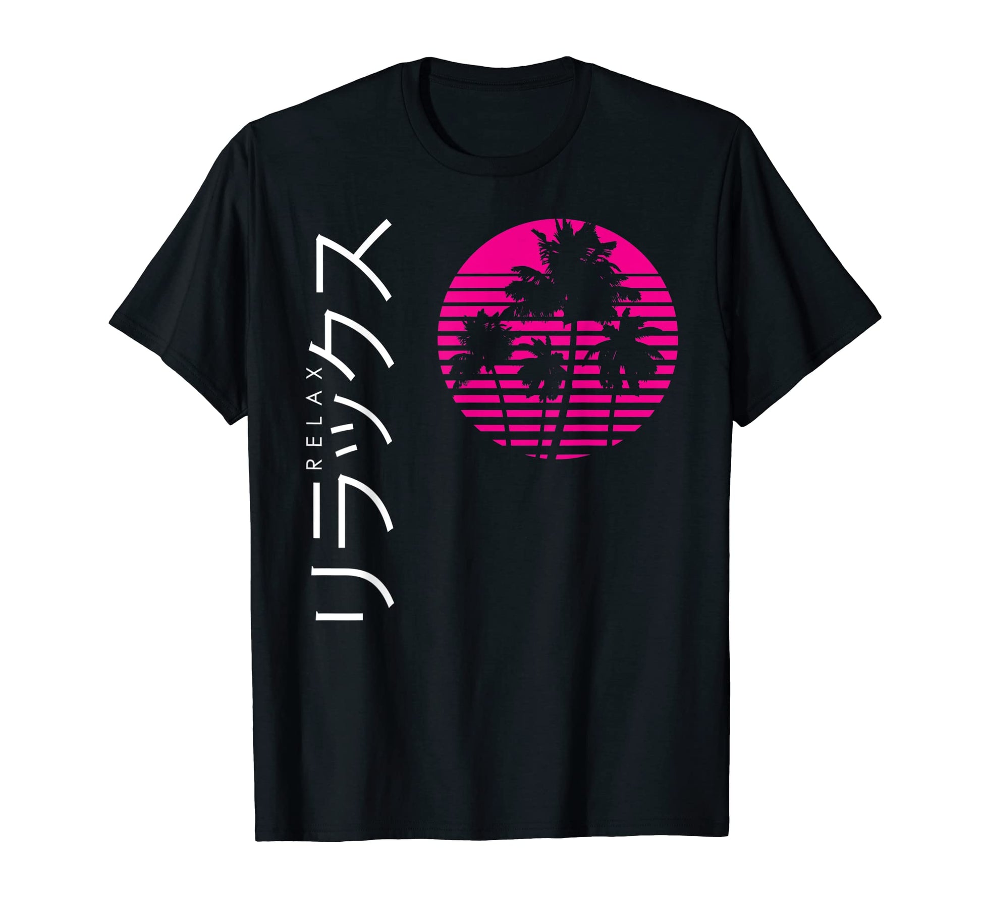Relax 80S 90S Aesthetic Vaporwave Japan T-Shirt - Aesthetic Graphic Unisex - T-Shirt, Sweatshirt, Hoodie