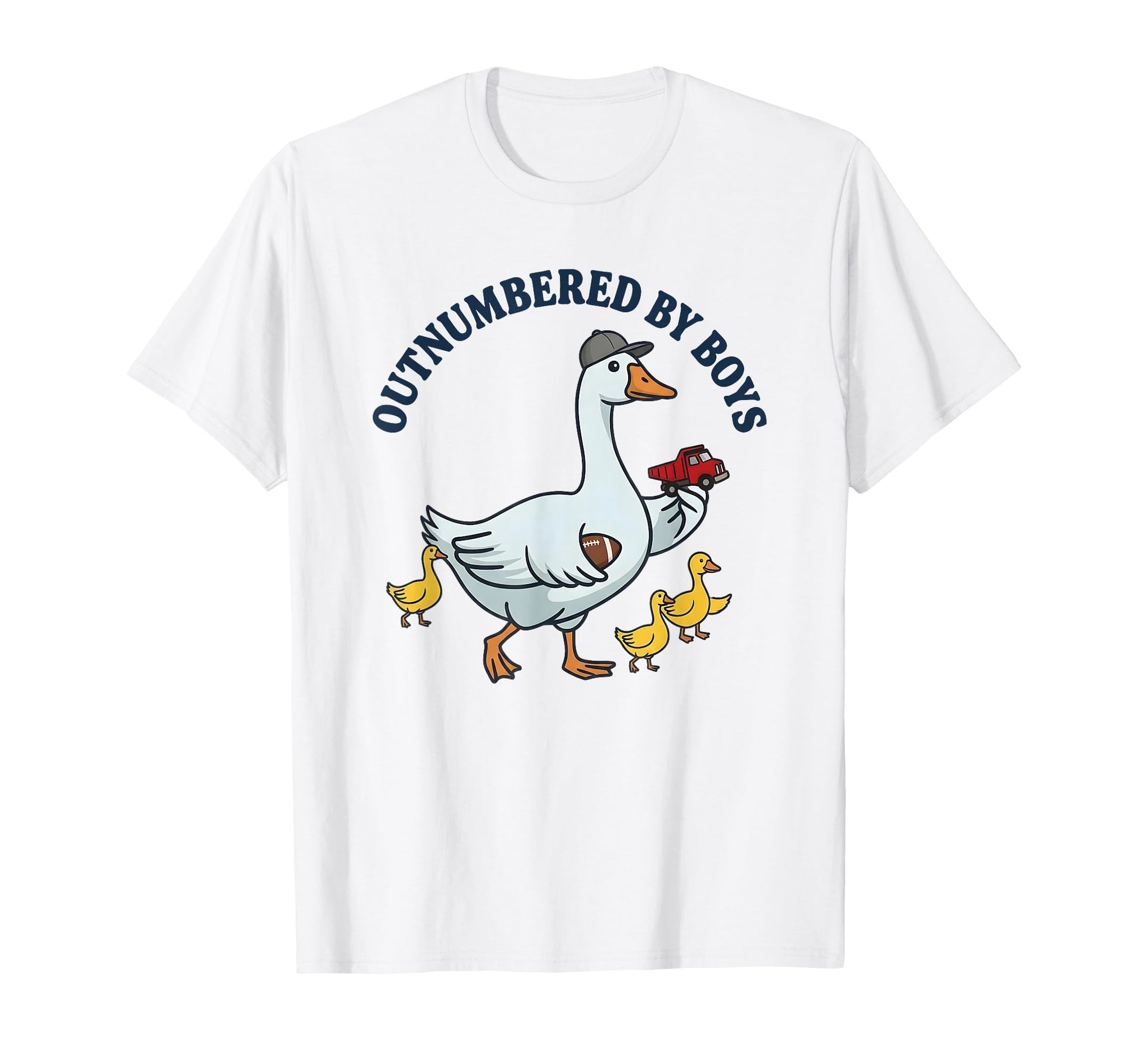 Outnumbered Goose Funny Mom Life T-Shirt - Fun Novelty Design for Adults - T-Shirt, Sweatshirt, Hoodie