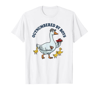 Outnumbered Goose Funny Mom Life T-Shirt - Fun Novelty Design for Adults - T-Shirt, Sweatshirt, Hoodie
