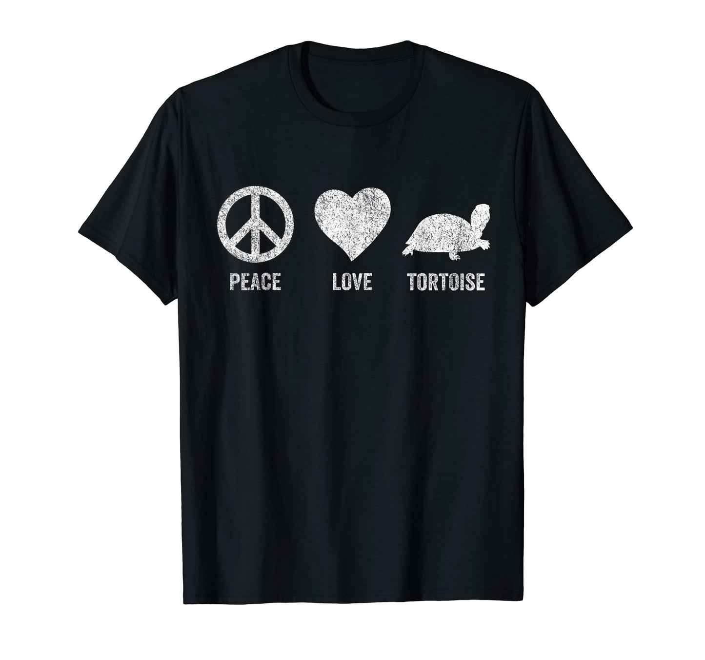 Peace Love Tortoise Turtle Lover Funny T-Shirt - Unique Graphic Unisex - T-Shirt, Sweatshirt, Hoodie