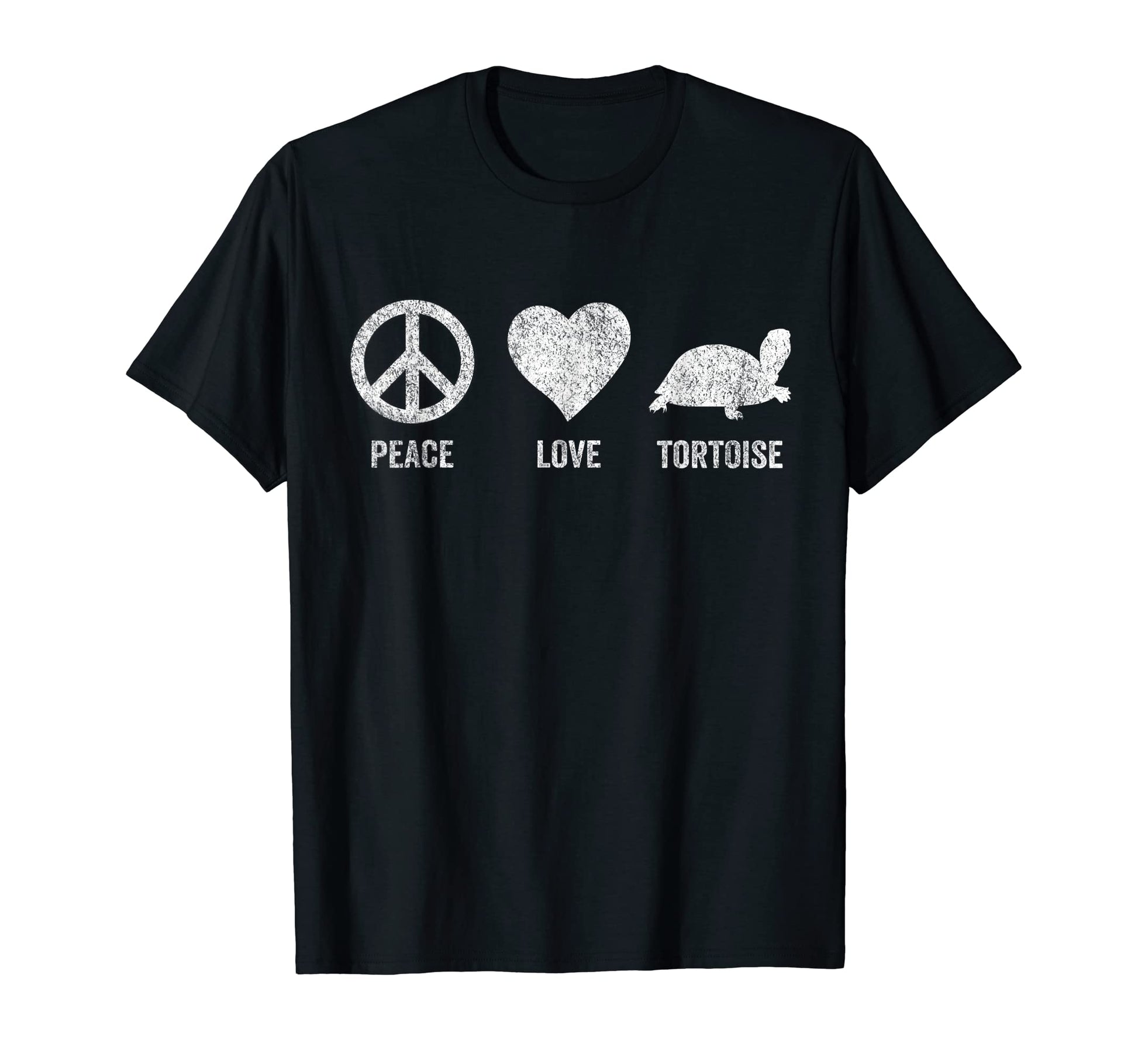 Peace Love Tortoise Turtle Lover Funny T-Shirt - Unique Graphic Unisex - T-Shirt, Sweatshirt, Hoodie