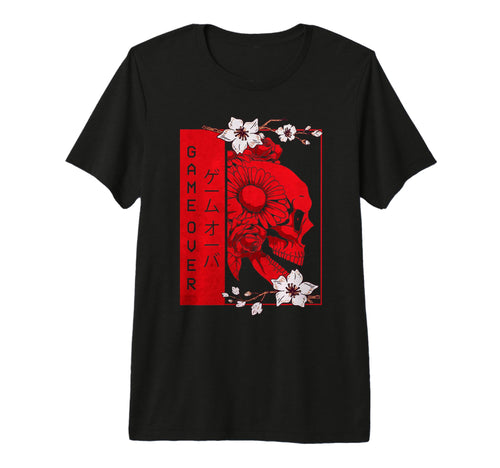 Soft Grunge Aesthetic Skull And Cherry T-Shirt - Graphic Print for Adults - T-Shirt, Sweatshirt, Hoodie