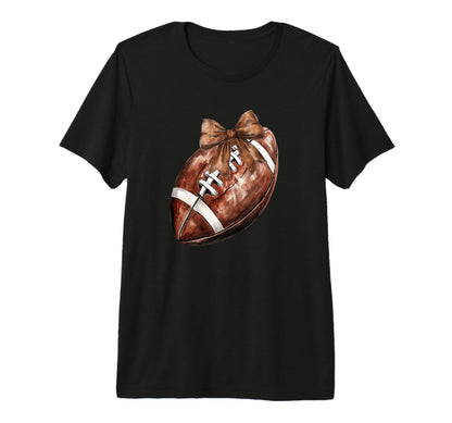 Coquette Bow Funny Football Lover Game T-Shirt - Unique Graphic Men Women - T-Shirt, Sweatshirt, Hoodie