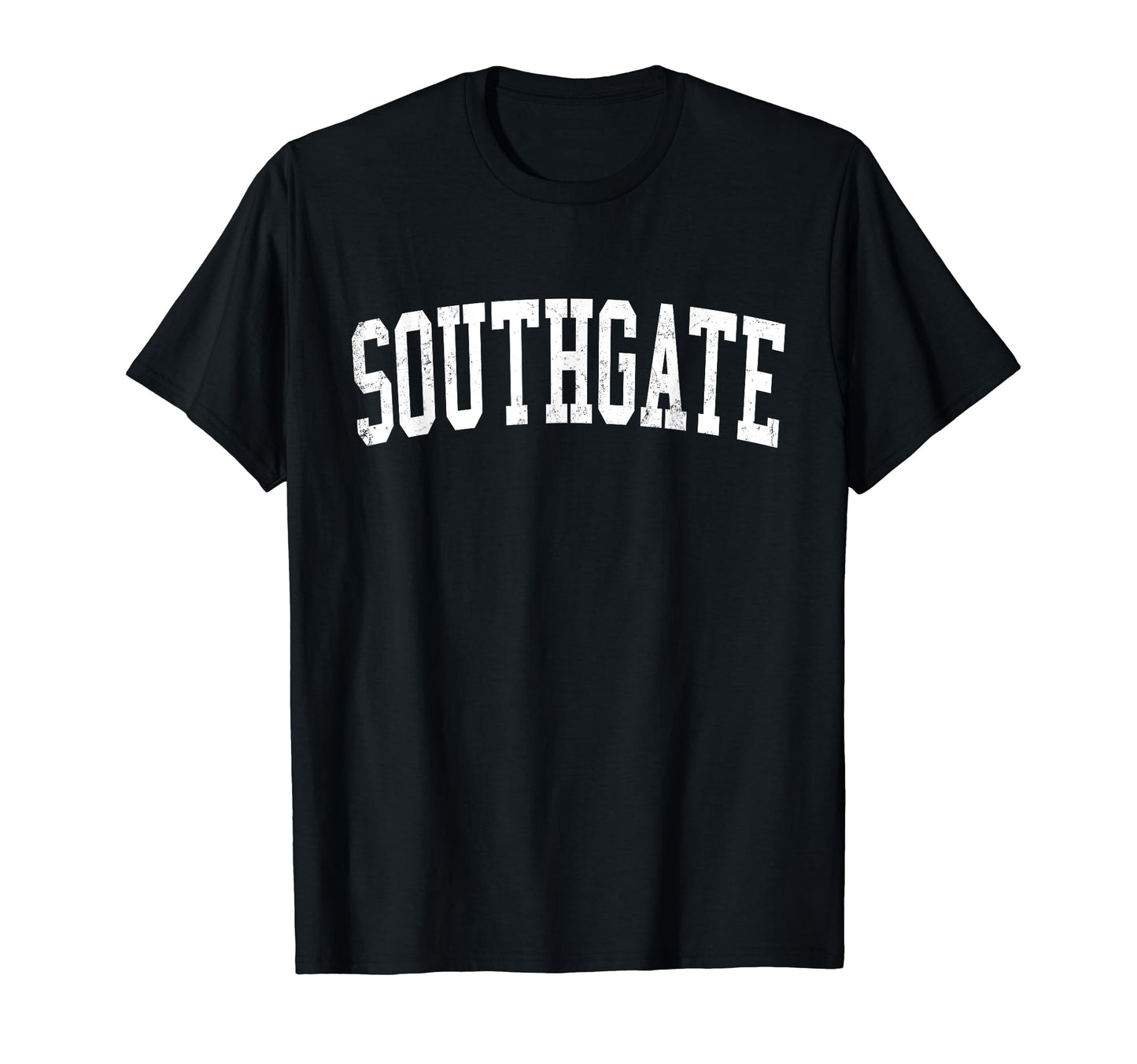 Southgate Mi Distressed White T-Shirt - Casual Everyday Wear Men Women - T-Shirt, Sweatshirt, Hoodie