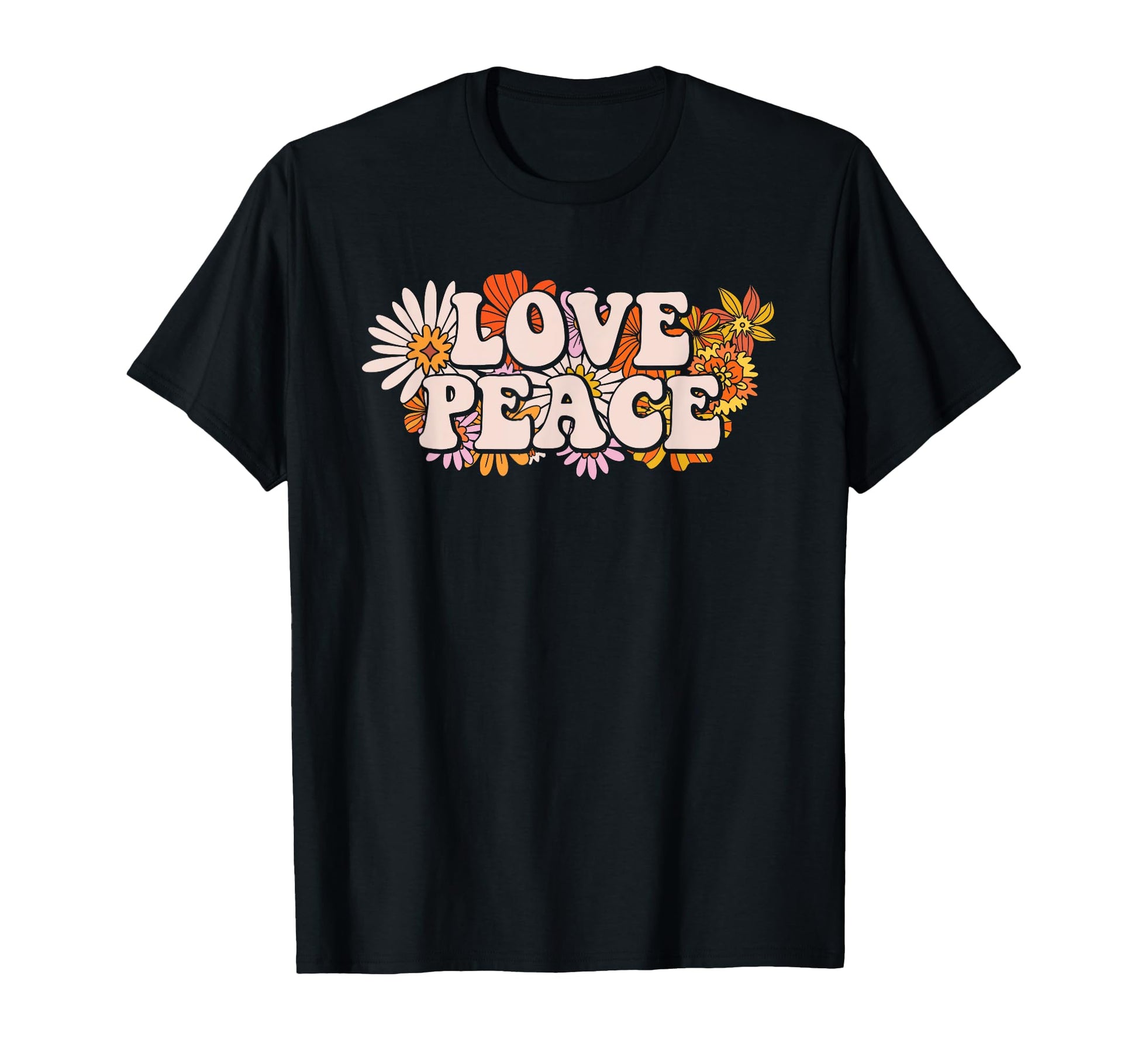 Hippie 60S 70S Hoodie - Graphic Print Men Women - T-Shirt, Sweatshirt, Hoodie