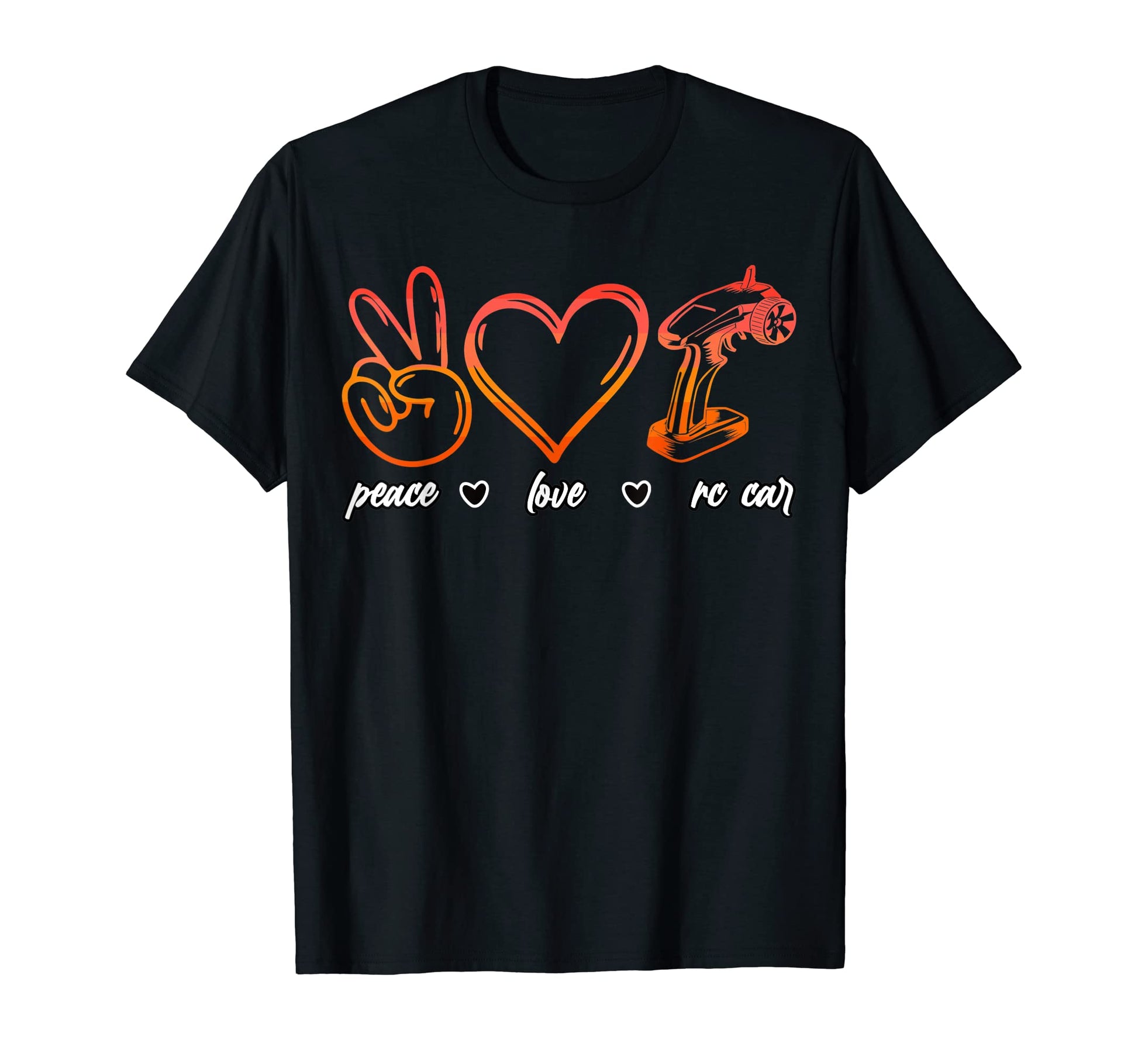 Peace Love Rc Car T-Shirt - Unique Graphic Unisex - T-Shirt, Sweatshirt, Hoodie