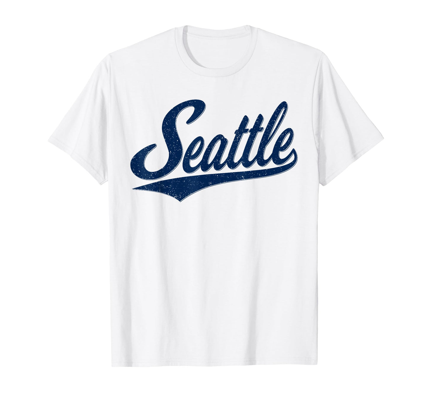Seattle Washington Varsity Script T-Shirt - Unique Graphic for Adults - T-Shirt, Sweatshirt, Hoodie