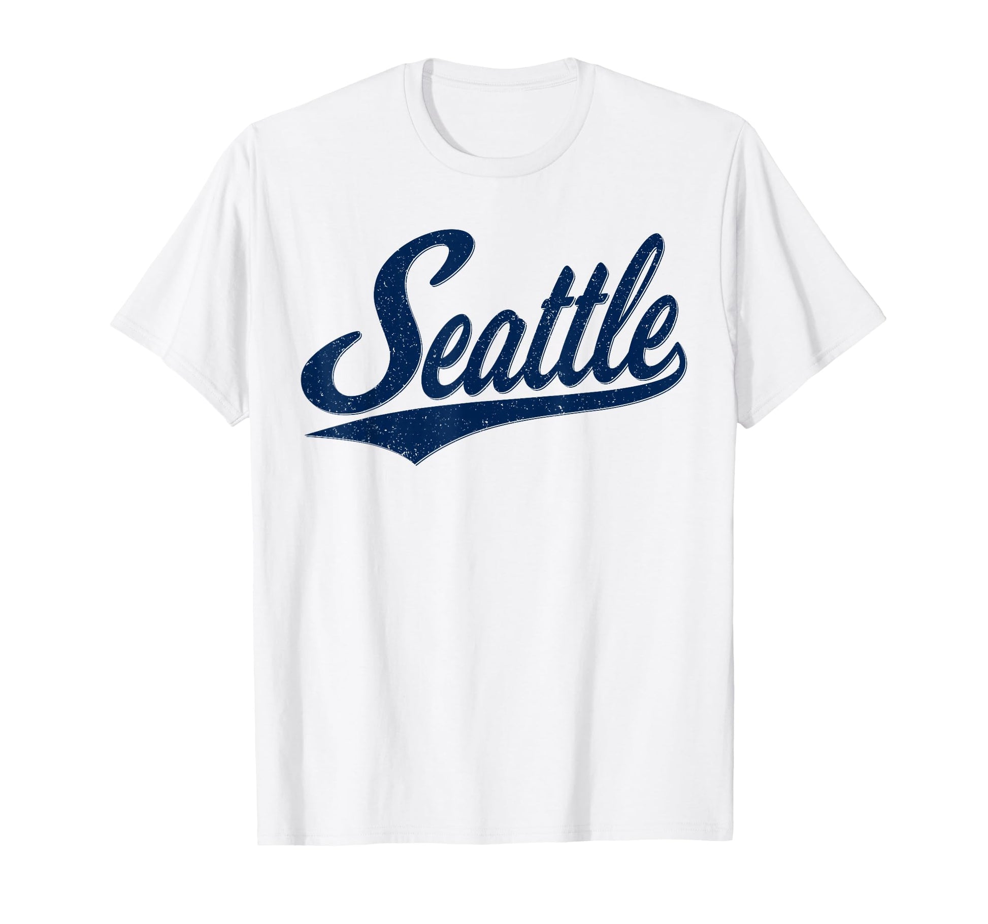 Seattle Washington Varsity Script T-Shirt - Unique Graphic for Adults - T-Shirt, Sweatshirt, Hoodie