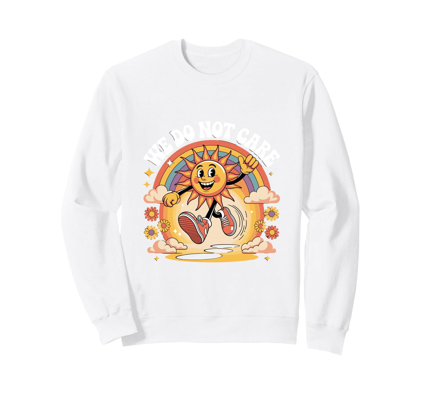 Pre Menopause Wdnc Sun Rainbow Sweatshirt - Fun Novelty Design Unisex - T-Shirt, Sweatshirt, Hoodie