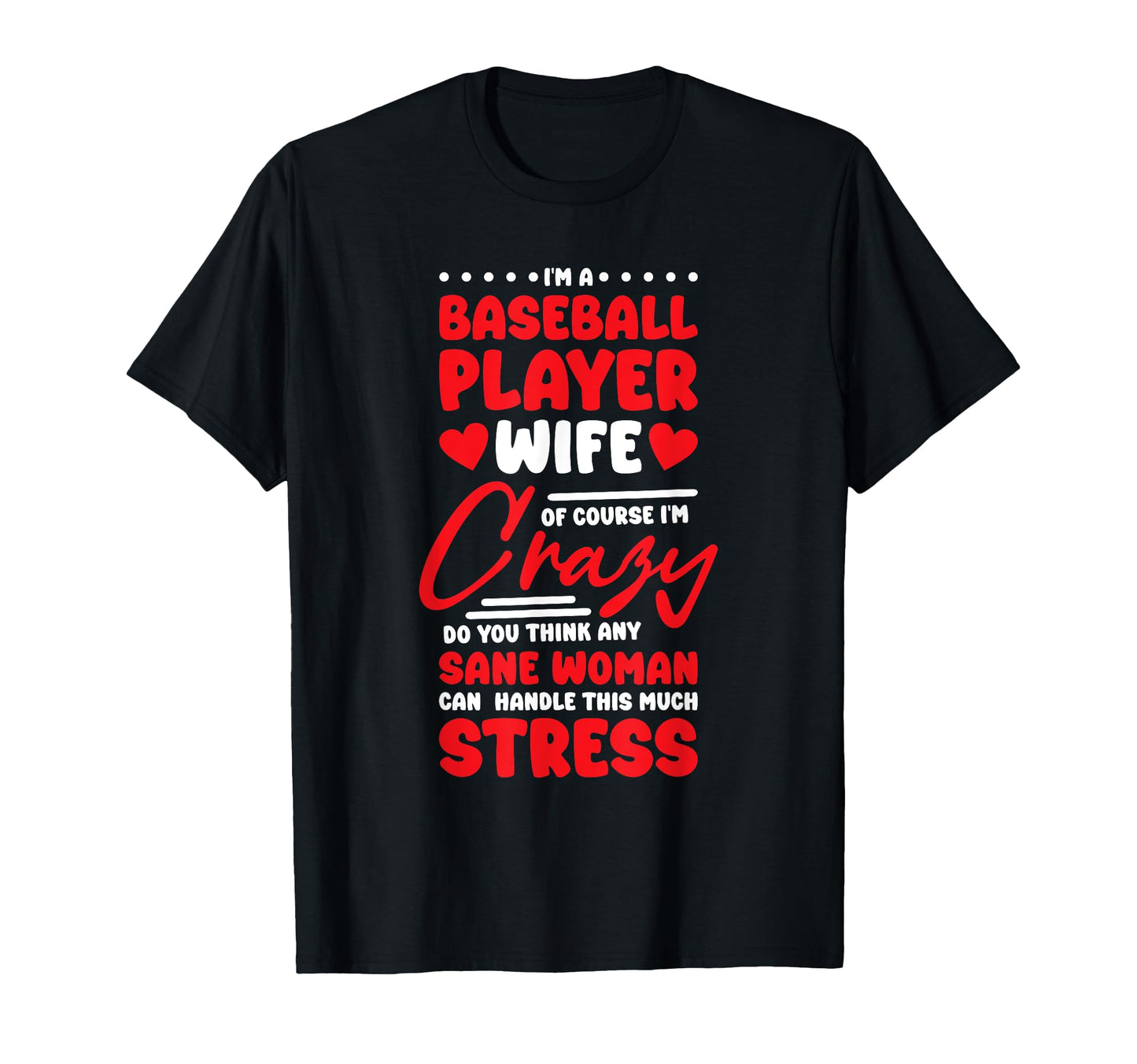 Baseball Player Wife Baseball Sports T-Shirt - Minimalist Print for Adults - T-Shirt, Sweatshirt, Hoodie