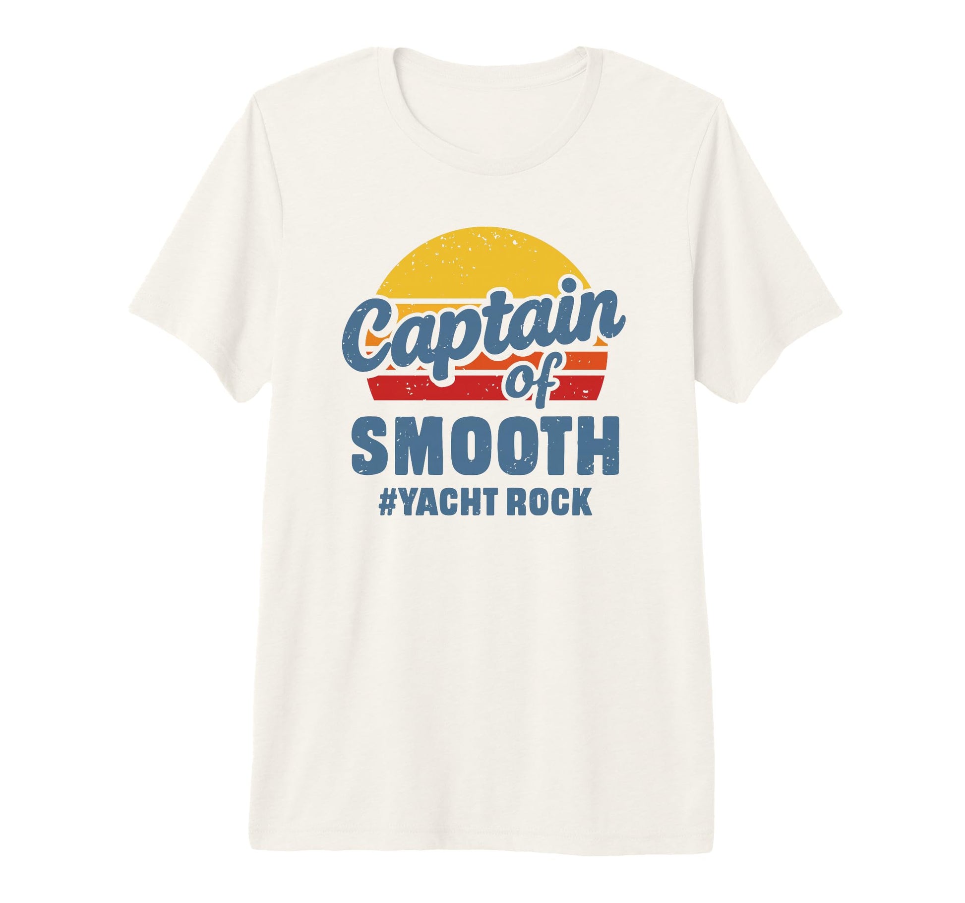 Captain Smooth Yacht Rock Tri Blend T-Shirt - Unique Graphic for Adults - T-Shirt, Sweatshirt, Hoodie