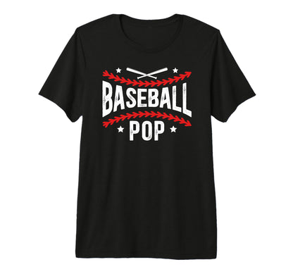 Mens Baseball Pop Grandpa Proud Pop T-Shirt - Aesthetic Graphic Men Women - T-Shirt, Sweatshirt, Hoodie