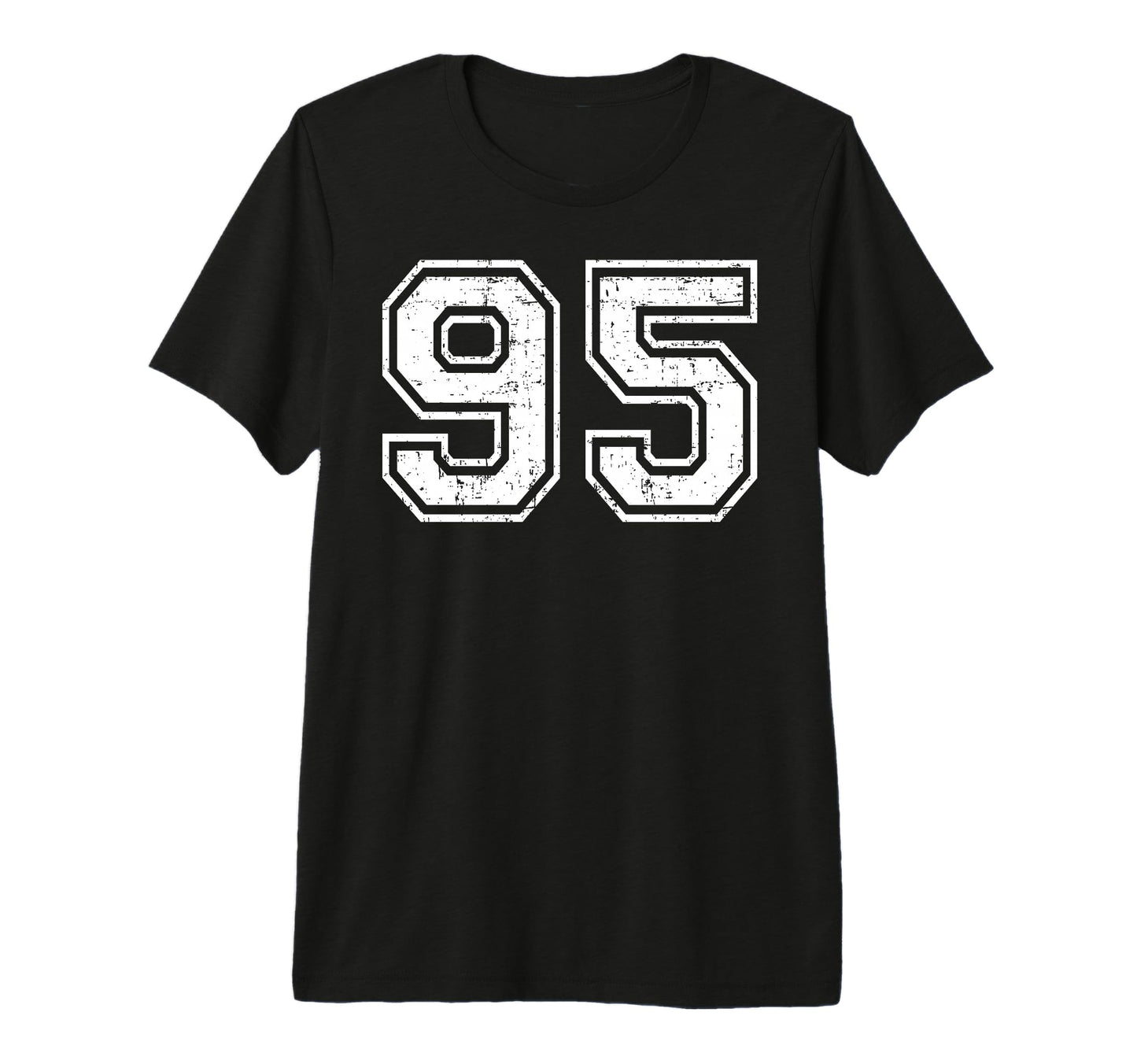 95 Number Ninety Five Team Sports T-Shirt - Minimalist Print Men Women - T-Shirt, Sweatshirt, Hoodie