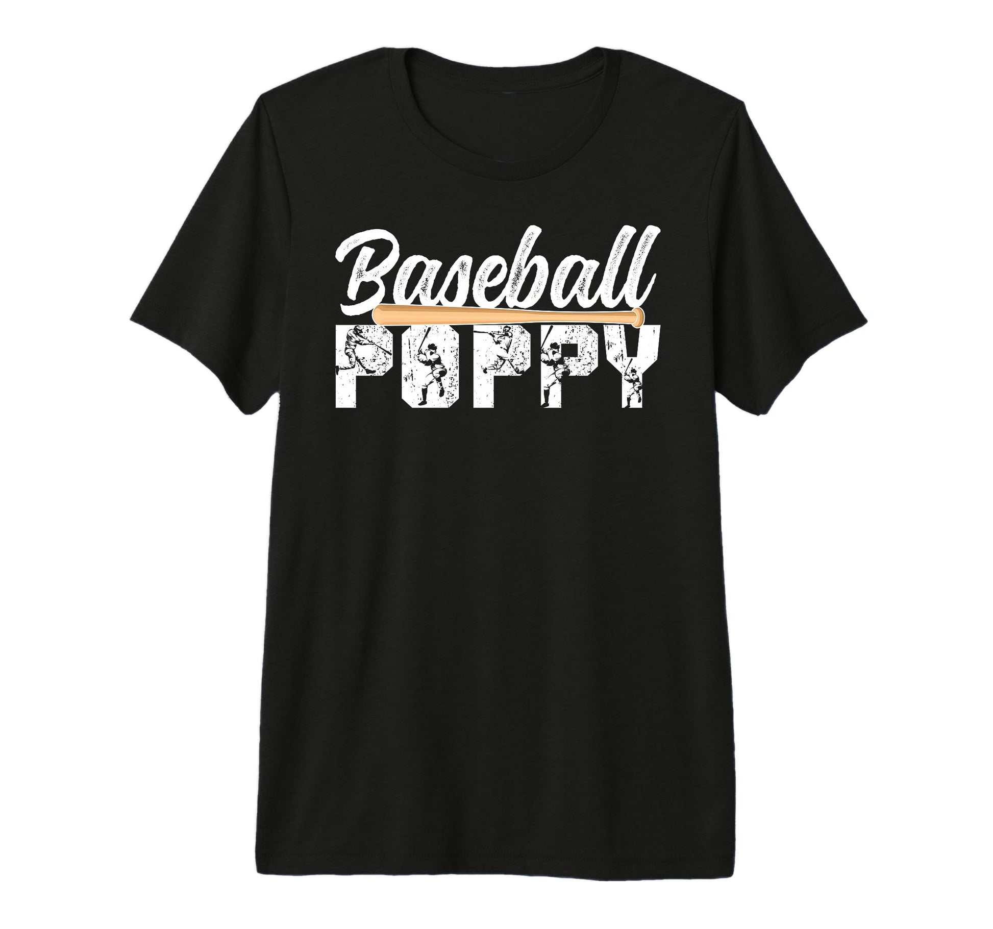 Mens Baseball Poppy Grandpa Poppy T-Shirt - Casual Everyday Wear Unisex - T-Shirt, Sweatshirt, Hoodie