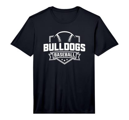 Bulldogs Baseball Bulldog Mascot Sports T-Shirt - Trendy Graphic Unisex - T-Shirt, Sweatshirt, Hoodie