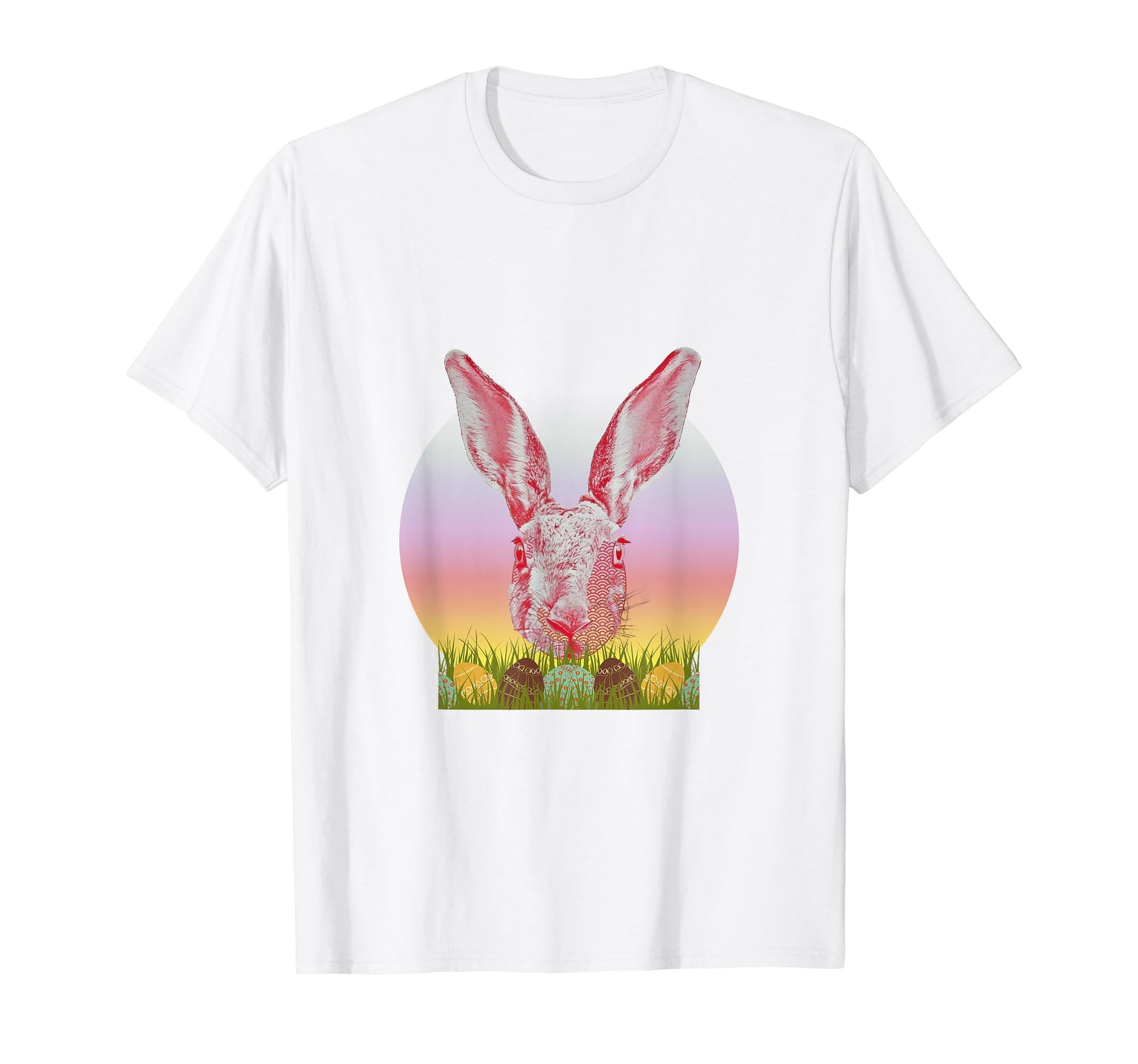 Rainbow Rabbit T-Shirt - Fun Novelty Design for Adults - T-Shirt, Sweatshirt, Hoodie