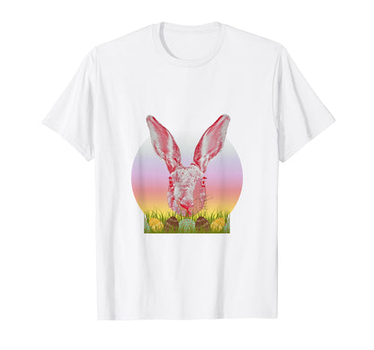 Rainbow Rabbit T-Shirt - Fun Novelty Design for Adults - T-Shirt, Sweatshirt, Hoodie