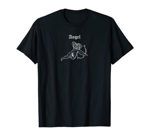 Cupid Gothic Aesthetic 90S E Angel T-Shirt - Aesthetic Graphic for Adults - T-Shirt, Sweatshirt, Hoodie