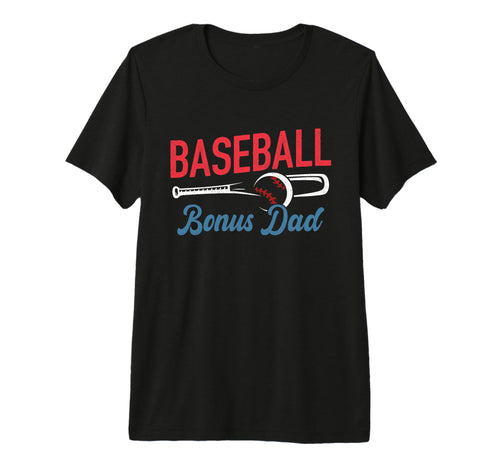 Mens Baseball Bonus Dad Life Happy T-Shirt - Novelty Apparel Men Women - T-Shirt, Sweatshirt, Hoodie