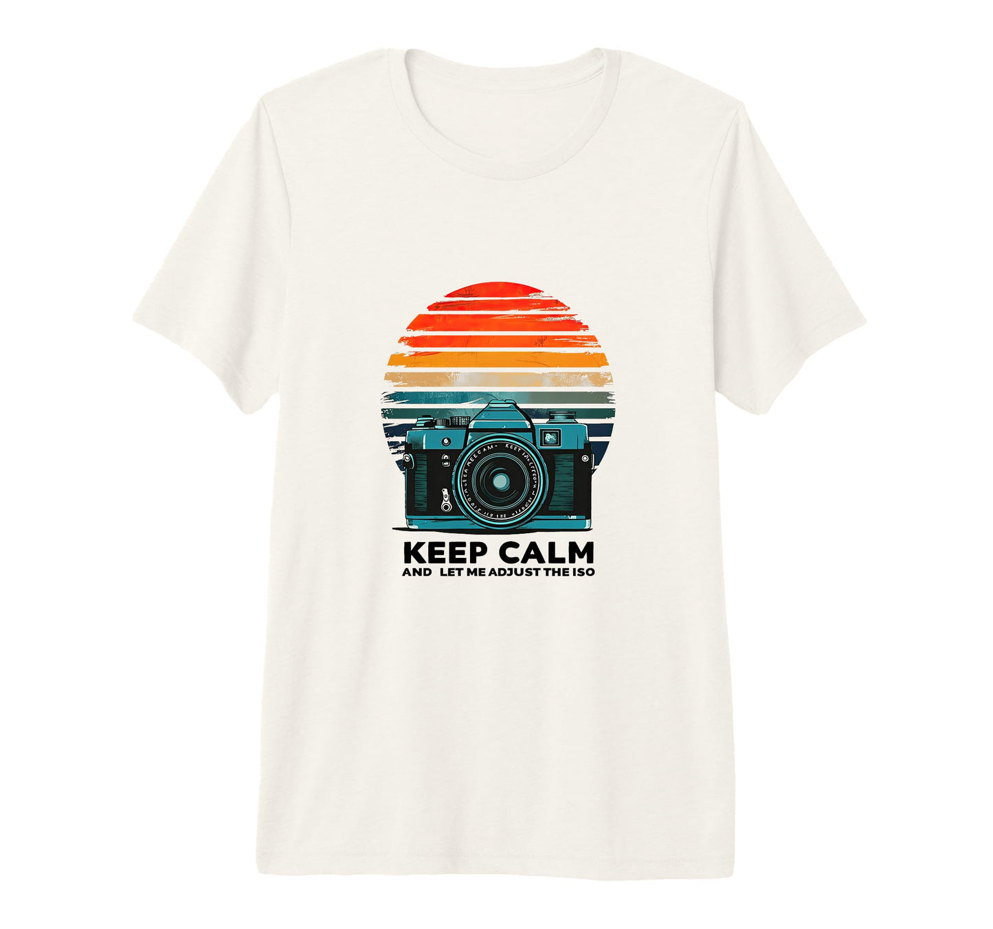 Keep Calm And Let Me Adjust Iso T-Shirt - Aesthetic Graphic for Adults - T-Shirt, Sweatshirt, Hoodie