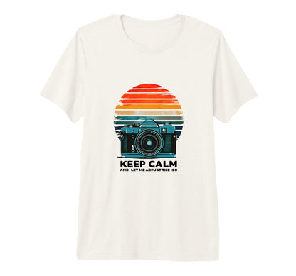 Keep Calm And Let Me Adjust Iso T-Shirt - Aesthetic Graphic for Adults - T-Shirt, Sweatshirt, Hoodie