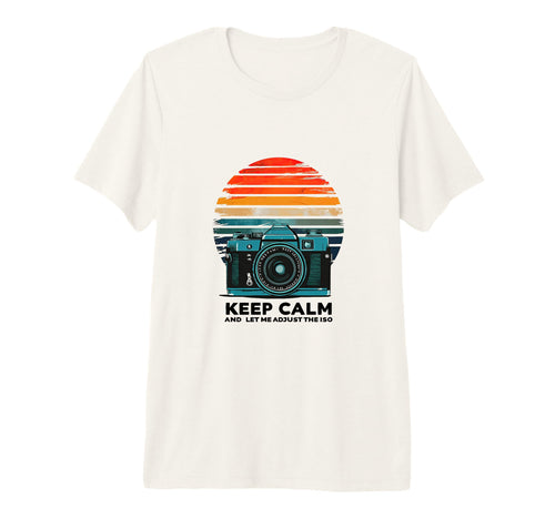 Keep Calm And Let Me Adjust Iso T-Shirt - Aesthetic Graphic for Adults - T-Shirt, Sweatshirt, Hoodie