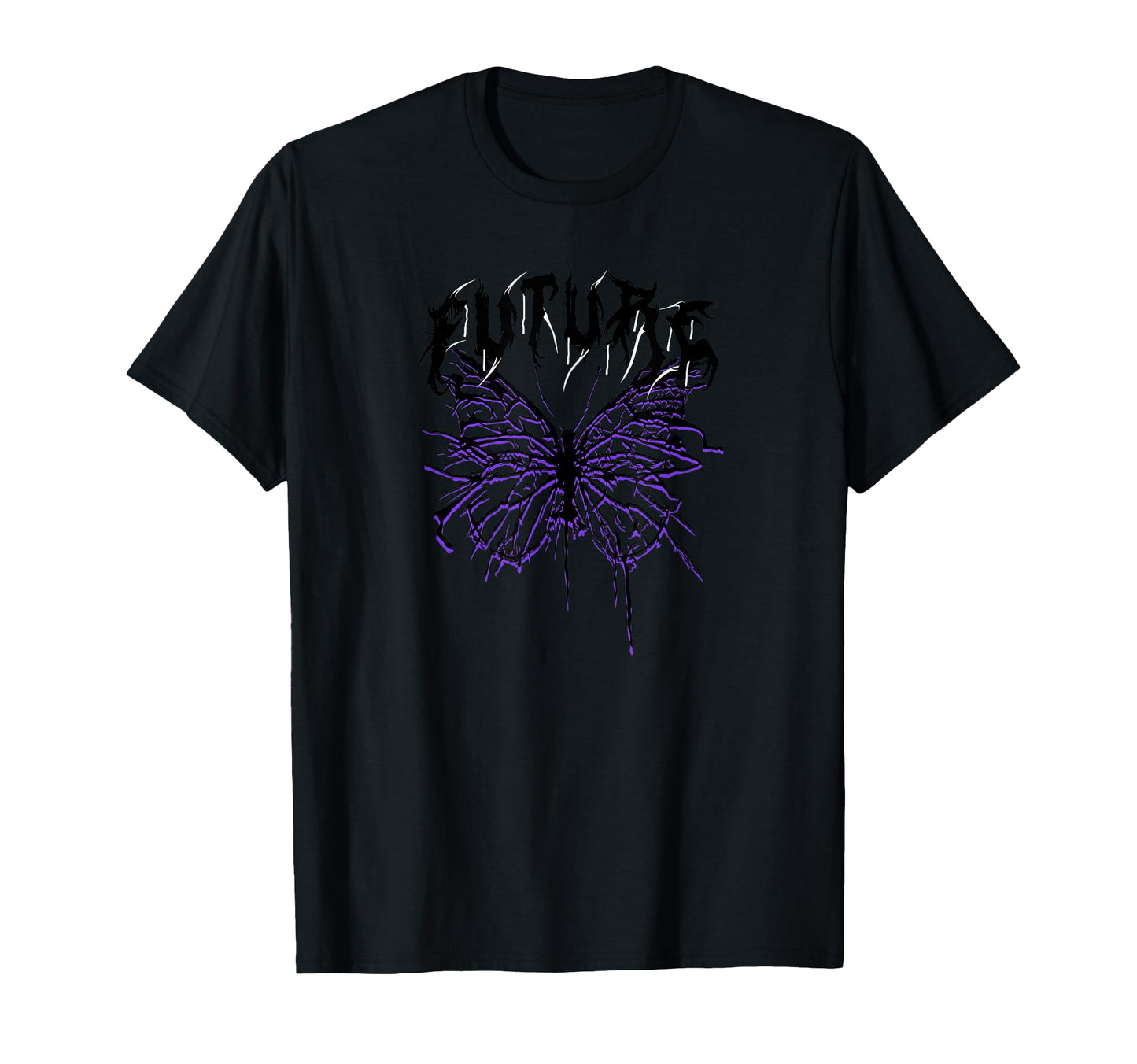 Butterfly Future Y2K Grunge Aesthetic T-Shirt - Streetwear Style Unisex - T-Shirt, Sweatshirt, Hoodie