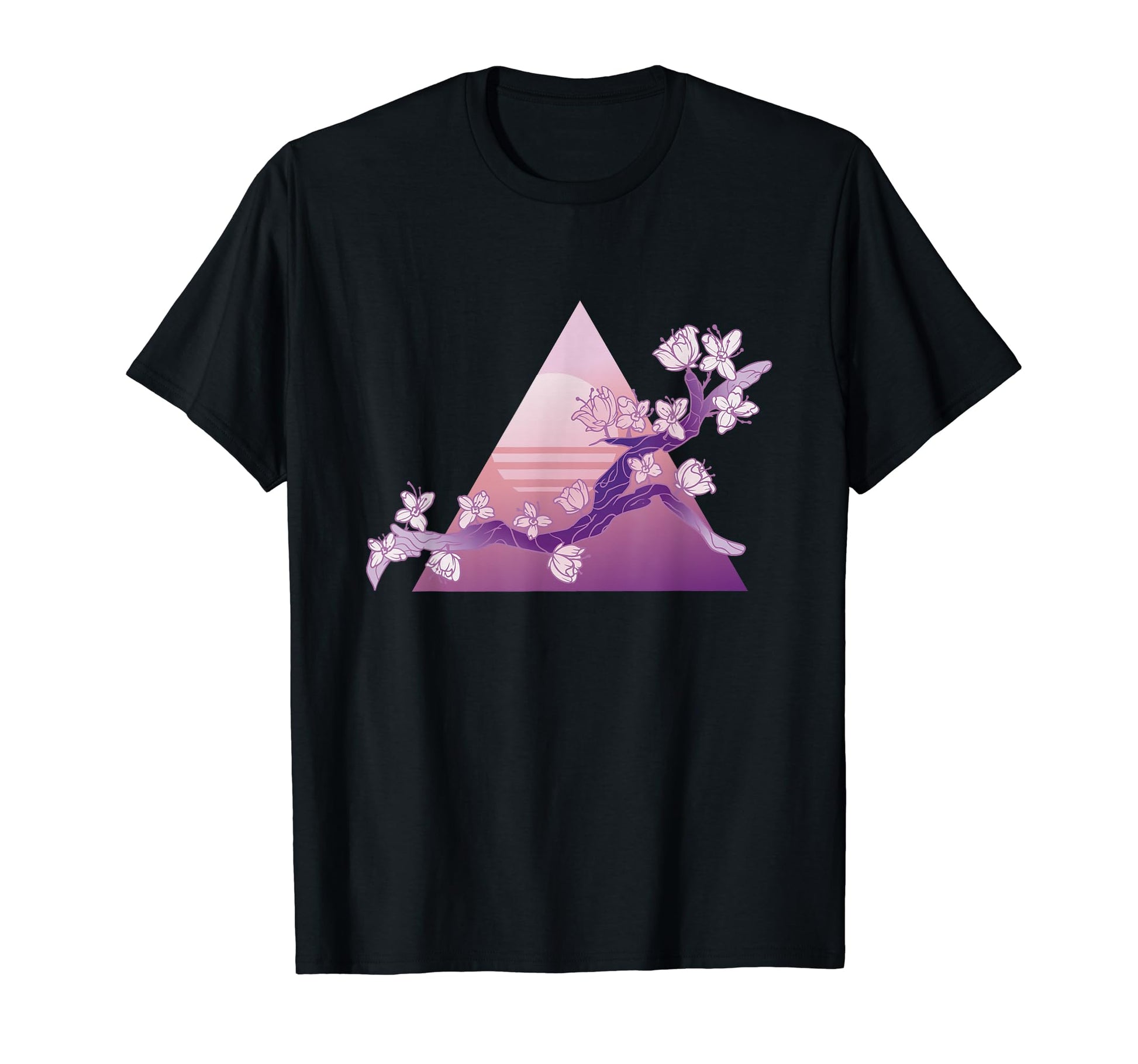 Vaporwave Japanese Aesthetic Sakura T-Shirt - Trendy Graphic for Adults - T-Shirt, Sweatshirt, Hoodie