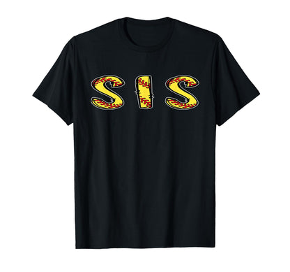 Softball Sister Sis Birthday Party T-Shirt - Unique Graphic Men Women - T-Shirt, Sweatshirt, Hoodie