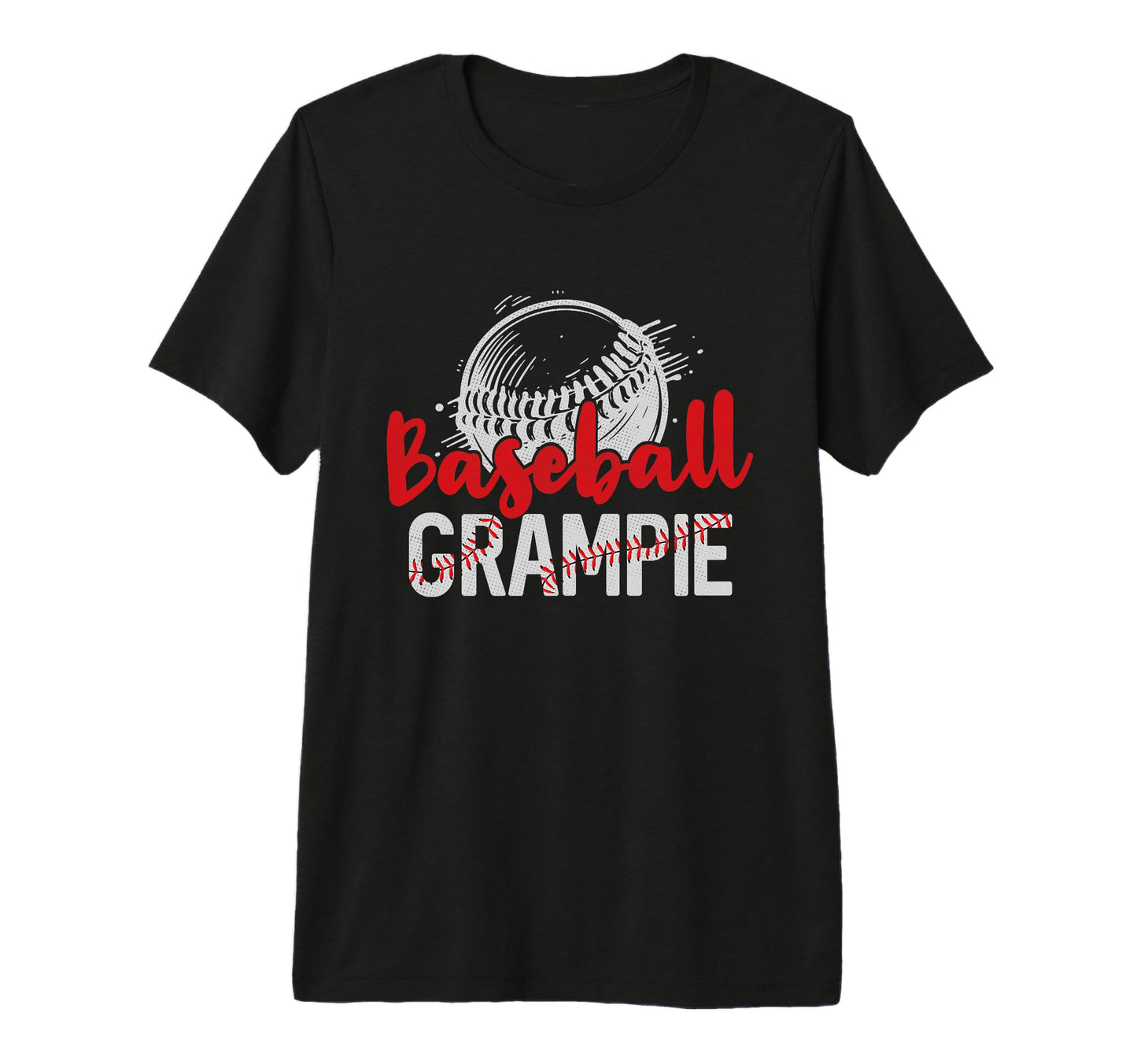 Mens Baseball Grampie Fathers Day Dad T-Shirt - Trendy Graphic Men Women - T-Shirt, Sweatshirt, Hoodie