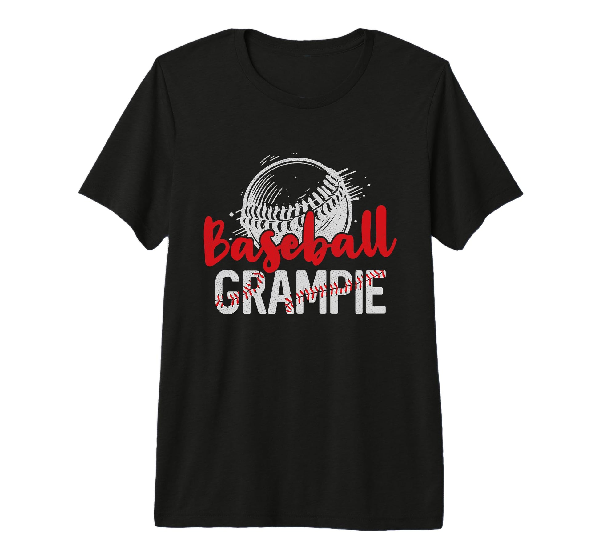 Mens Baseball Grampie Fathers Day Dad T-Shirt - Trendy Graphic Men Women - T-Shirt, Sweatshirt, Hoodie