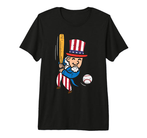 Uncle Sam Playing Baseball 4Th July T-Shirt - Aesthetic Graphic Unisex - T-Shirt, Sweatshirt, Hoodie