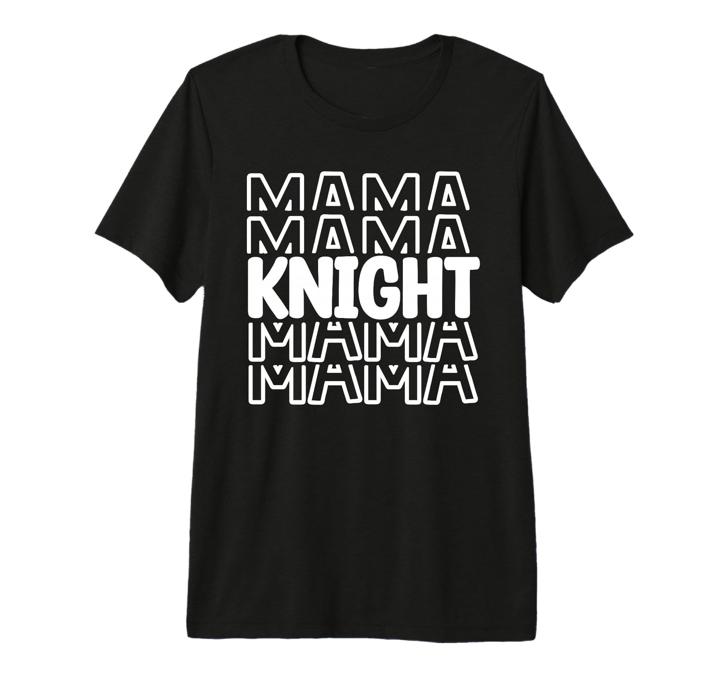 Knight Mama School Mascot Mom Parent Game T-Shirt - Trendy Graphic Unisex - T-Shirt, Sweatshirt, Hoodie