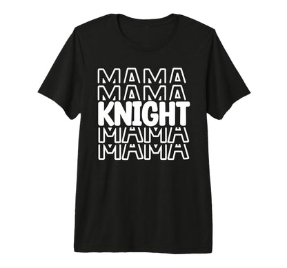 Knight Mama School Mascot Mom Parent Game T-Shirt - Trendy Graphic Unisex - T-Shirt, Sweatshirt, Hoodie