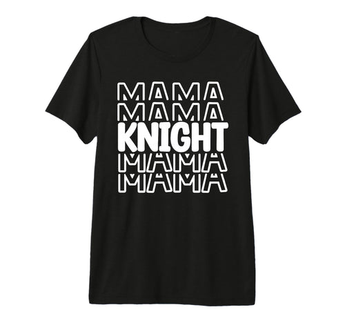 Knight Mama School Mascot Mom Parent Game T-Shirt - Trendy Graphic Unisex - T-Shirt, Sweatshirt, Hoodie