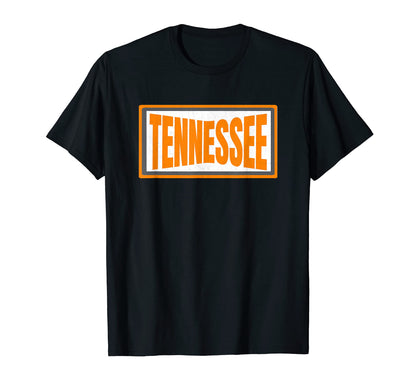 Tennessee Orange White Grey Striped T-Shirt - Trendy Graphic for Adults - T-Shirt, Sweatshirt, Hoodie