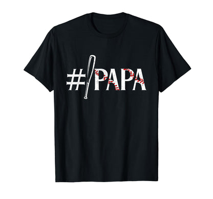 Baseball Papa Life Gifts Fathers T-Shirt - Casual Everyday Wear Men Women - T-Shirt, Sweatshirt, Hoodie