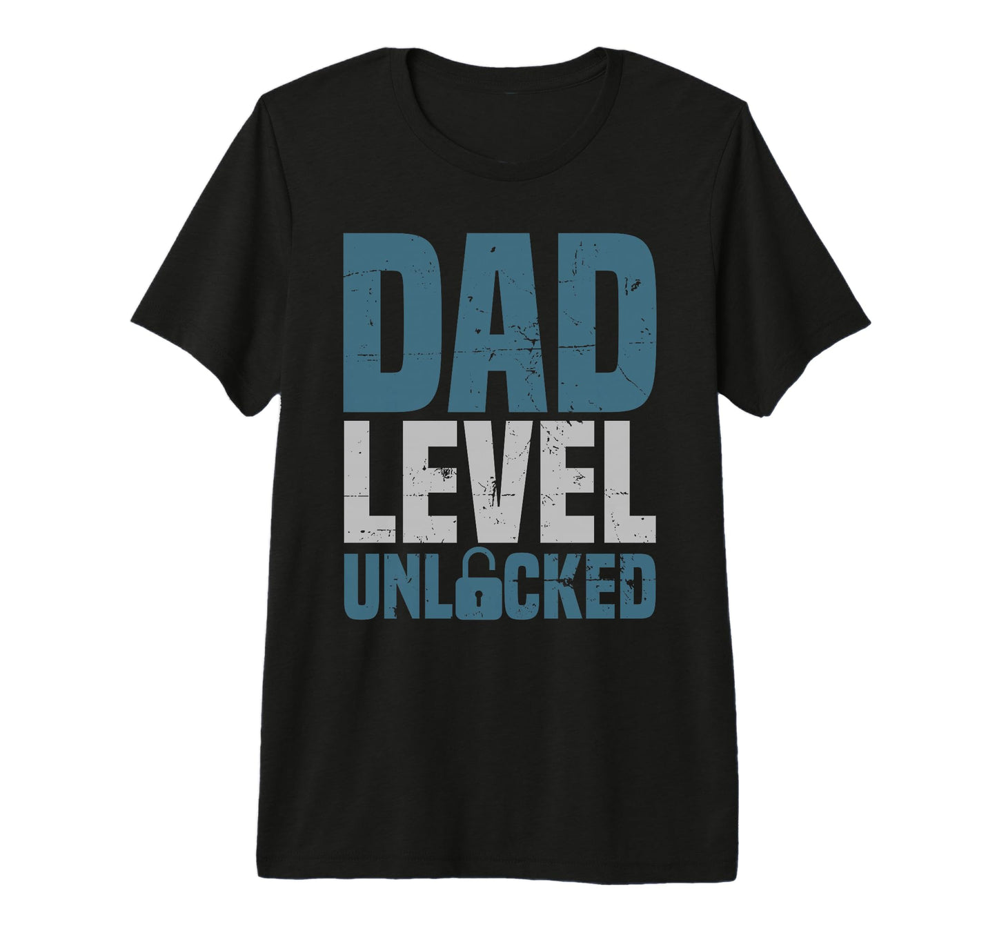 Mens Dad Level Unlocked Gamer Dad T-Shirt - Fun Novelty Design Men Women - T-Shirt, Sweatshirt, Hoodie