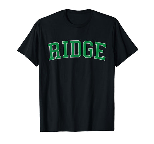Ridge Ny Distressed Green Varsity T-Shirt - Custom Art Print Men Women - T-Shirt, Sweatshirt, Hoodie